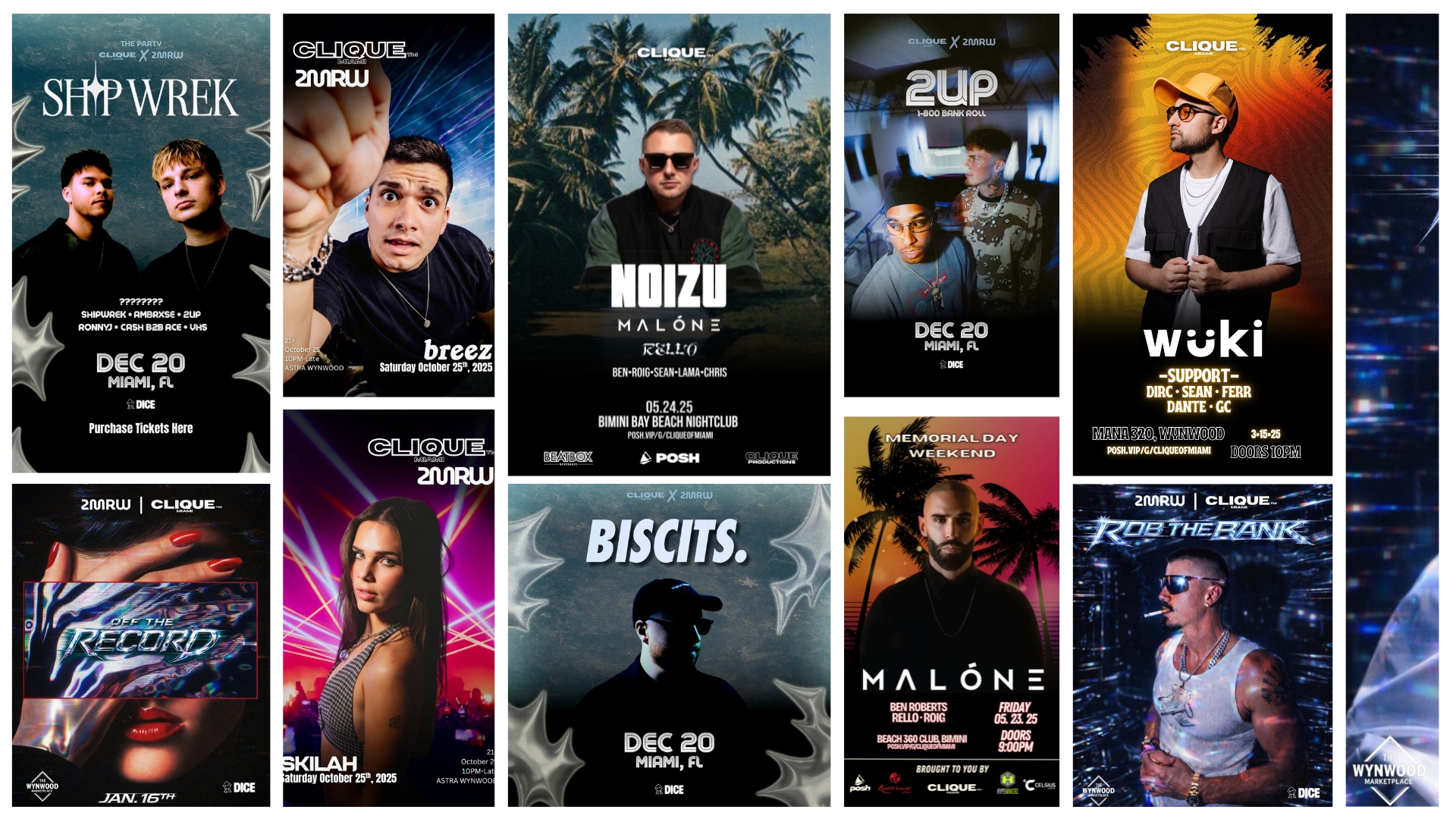 Collage, Past Events